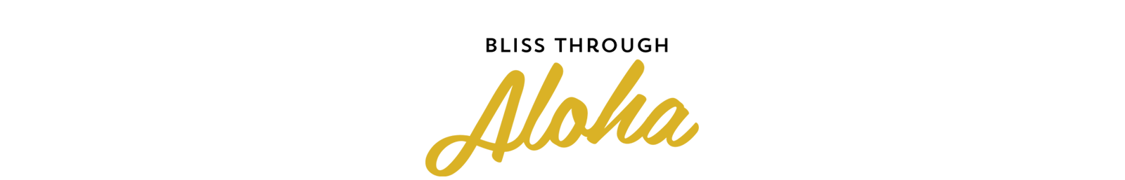 Bliss Through Aloha Logo