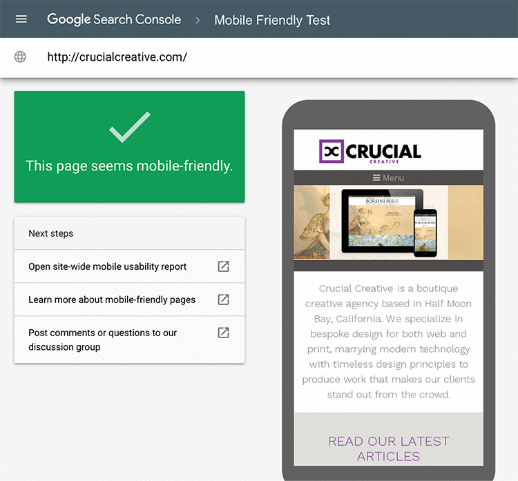 A new mobile friendly testing tool, Google Search Central Blog